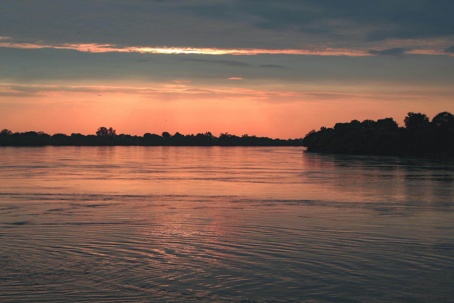 Sunset view of the River Nile